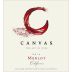 Canvas Wines Merlot 2016 Front Label