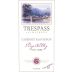 Trespass Vineyard Cabernet Sauvignon 2009 Front Label