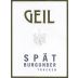 Geil Rheinhessen Spatburgunder Trocken 2020 Front Label