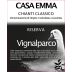 Casa Emma Vignalparco Chianti Classico Riserva 2018 Front Label