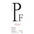 Bodegas Ponce P.F. Bobal 2020 Front Label