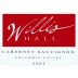 Willis Hall Cabernet Sauvignon 2003 Front Label