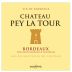Chateau Pey La Tour 2023 Front Label
