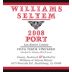 Williams Selyem Vista Verde Vineyard Port (375ML half-bottle) 2008 Front Label