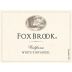Fox Brook Winery White Zinfandel 2000 Front Label