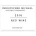 Christopher Michael Red 2016 Front Label