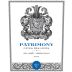 Patrimony Caves des Lions 2019 Front Label