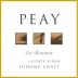 Peay Vineyards Sonoma Coast La Bruma Syrah 2021 Front Label