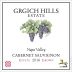 Grgich Hills Estate Cabernet Sauvignon (375ML half-bottle) 2016 Front Label