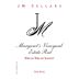 JM Cellars Margarets Vineyard Estate Red 2011 Front Label