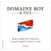 Domaine Roy et Fils Willamette Valley Pinot Noir 2023 Front Label