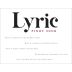 Lyric Pinot Noir 2024 Front Label