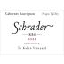 Schrader RBS To Kalon Vineyard Cabernet Sauvignon 2021 Front Label