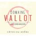 Domaine Vallot Cotes Du Rhone 2020 Front Label