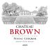 Chateau Brown 2020 Front Label