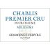 Simonnet-Febvre Chablis Fourchaume Premier Cru 2018 Front Label