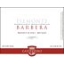 Castelvero Barbera 2018 Front Label