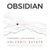 Obsidian Volcanic Estate Cabernet Sauvignon 2021 Front Label