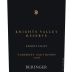 Beringer Knights Valley Reserve Cabernet Sauvignon 2016 Front Label