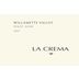 La Crema Willamette Valley Pinot Noir 2022 Front Label