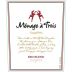 Menage a Trois Red Blend 2021 Front Label