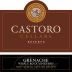 Castoro Cellars Whale Rock Vineyard Reserve Grenache 2015 Front Label