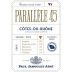 Jaboulet Parallele 45 Blanc 2023 Front Label