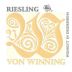 Von Winning Estate Riesling Trocken 2020 Front Label