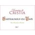 Domaine de Cristia Chateauneuf-du-Pape 2017 Front Label