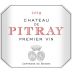 Chateau Pitray 2019 Front Label