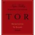 TOR Beckstoffer To Kalon Clone 4 Cabernet Sauvignon 2009 Front Label