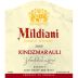 Mildiani Kindzmarauli Semi-Sweet Red 2005 Front Label