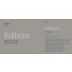 Folium Vineyard Pinot Noir 2020 Front Label