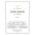 El Esteco Don David Malbec Reserve 2017 Front Label