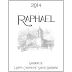 Montesquieu Raphael Sangiovese 2014 Front Label