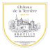 Chateau Terriere Brouilly Tradition 2016 Front Label