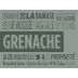 Domaine de la Damase Grenache 2019 Front Label