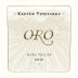 Keever Vineyards and Winery Oro Cabernet Sauvignon 2012 Front Label