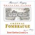 Chateau Fombrauge 2020 Front Label