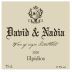 David & Nadia Elpidios 2020 Front Label