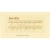 Arietta Variation One 2004 Front Label