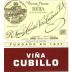 R. Lopez de Heredia Vina Cubillo Crianza 2018 Front Label