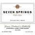 Evening Land Seven Springs Vineyard Pinot Noir 2016 Front Label