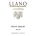 Llano Pinot Grigio 2018 Front Label