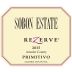 Sobon Estate Rezerve Primitivo 2015 Front Label