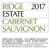 Ridge Estate Cabernet Sauvignon 2017 Front Label