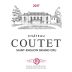 Chateau Coutet St. Emilion 2017 Front Label