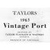 Taylor Fladgate Vintage Port (no label) 1963 Front Label