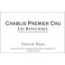 Patrick Piuze Chablis Roncieres Premier Cru 2025 Front Label