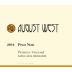 August West Peterson Vineyard Pinot Noir 2014 Front Label